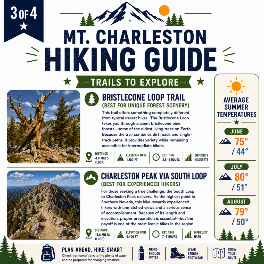 Mt Charleston Hiking Guide
